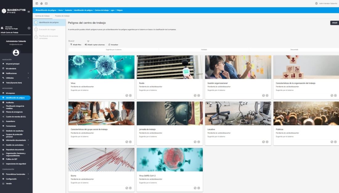 Software de Gestión de la Prevención de Riesgos Laborales y Vigilancia de la Salud