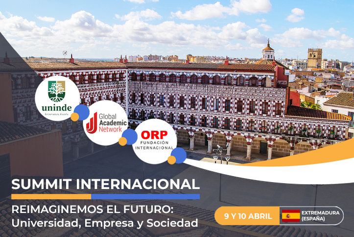 summit internacional Badajoz 9 de abril Reimaginemos el futuro: Universidad, Empresa y Sociedad