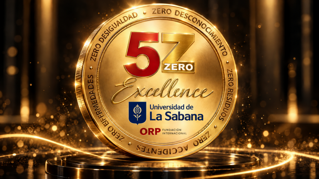 Sello 5Z Excellence de la Universidad de La Sabana otorgado por la Fundación Internacional ORP